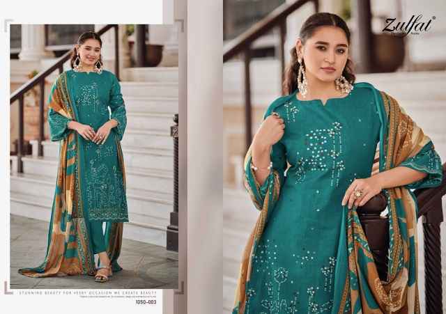 Zulfat Designer Shanaya Cotton Dress Material Wholesale Price ( 8 Pcs Catalog )