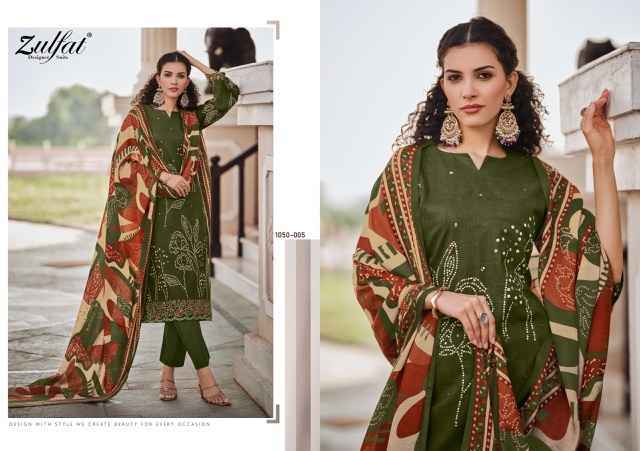 Zulfat Designer Shanaya Cotton Dress Material Wholesale Price ( 8 Pcs Catalog )