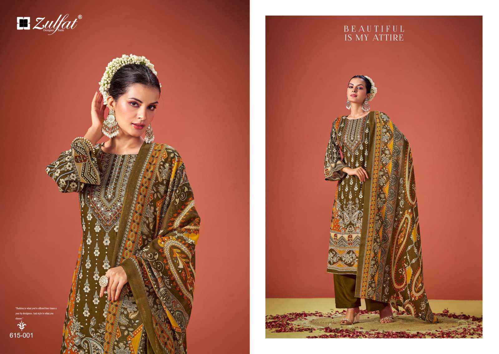 ZULFAT DESIGNER SUITS AAYAT VOL 11 VISCOSE FANCY SUIT WHOLESALE PRICE ( 6 PCS CATALOG )