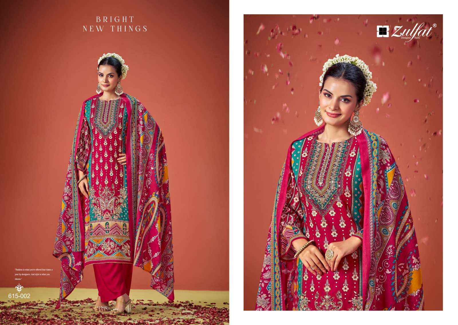 ZULFAT DESIGNER SUITS AAYAT VOL 11 VISCOSE FANCY SUIT WHOLESALE PRICE ( 6 PCS CATALOG )