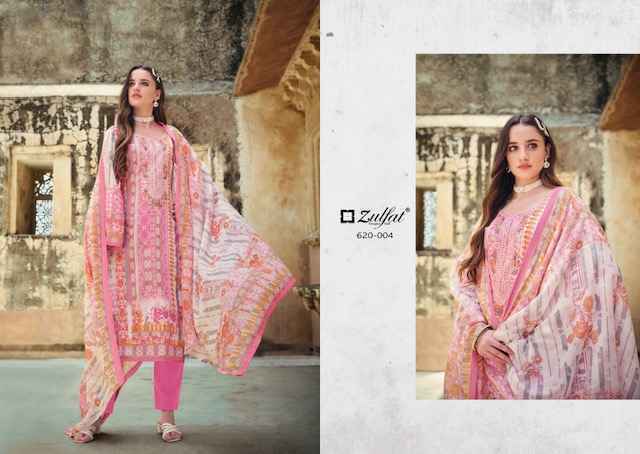 Zulfat Gulnaaz Cotton Dress Material Wholesale Price ( 8 Pcs Catalog )