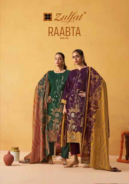 Zulfat Raabta Vol 4 Jam Cotton Dress Material Wholesale Price ( 6 Pcs Catalog )