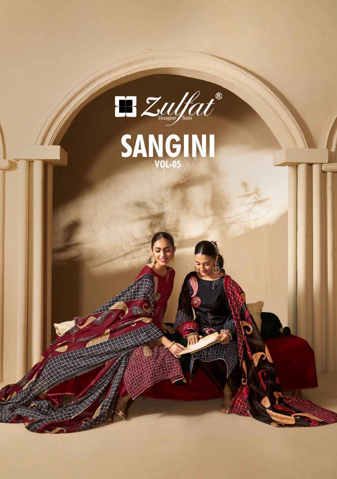 Zulfat Sangini Vol 5 Jam Cotton Dress Material Wholesale Price ( 6 Pcs Catalog )