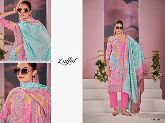 Zulfat Summer Breeze Cotton Dress Material Wholesale Price ( 6 Pcs Catalog )