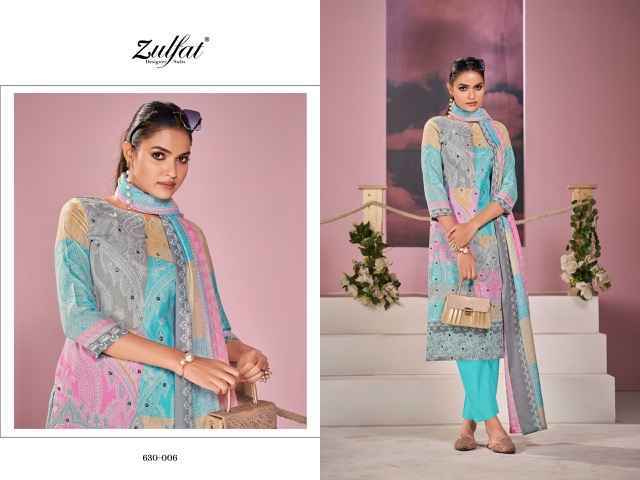 Zulfat Summer Breeze Cotton Dress Material Wholesale Price ( 6 Pcs Catalog )