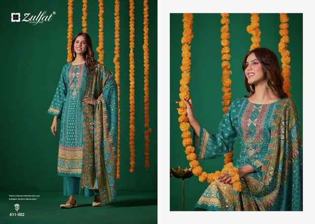 Zulfat Tisha Vol 2 Viscouse Shimmer Dress Material Wholesale Price ( 6 Pcs Catalog )