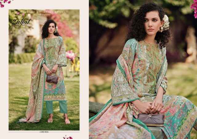 Zulfat Gulzar Cotton Dress Material Wholesale Price ( 8 Pcs Catalog )