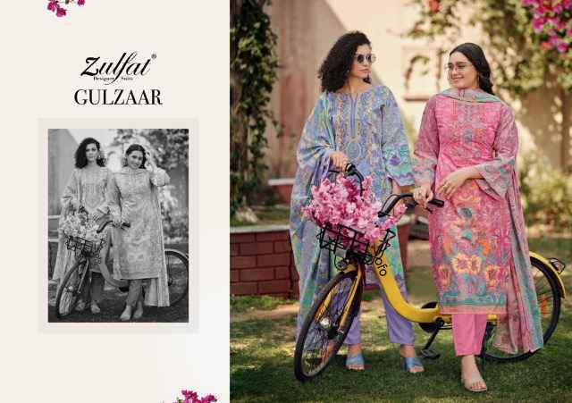 Zulfat Gulzar Cotton Dress Material Wholesale Price ( 8 Pcs Catalog )