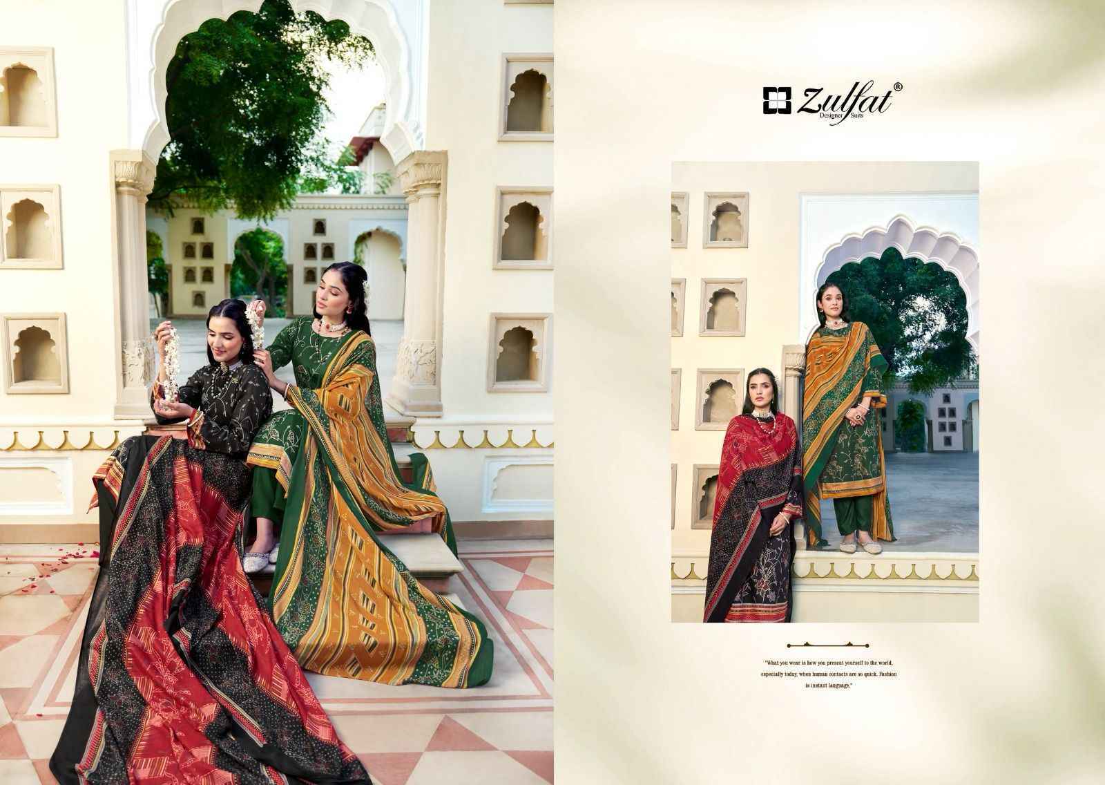 Zulfat Razia Jam Cotton Dress Material Wholesale Price ( 6 Pcs Catalog )