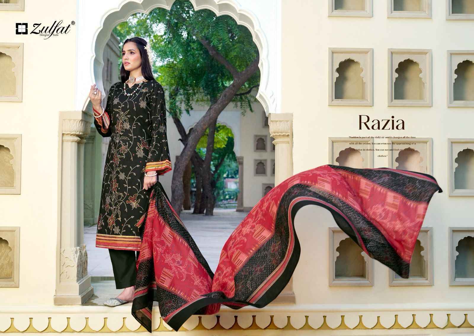 Zulfat Razia Jam Cotton Dress Material Wholesale Price ( 6 Pcs Catalog )